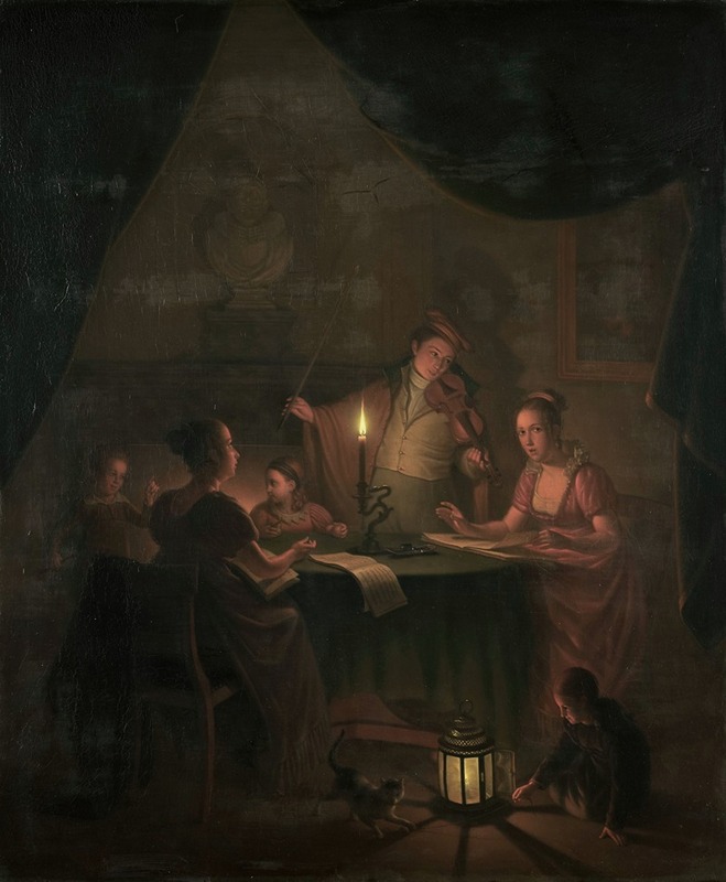 Michiel Versteegh - A Musical Party by Candlelight