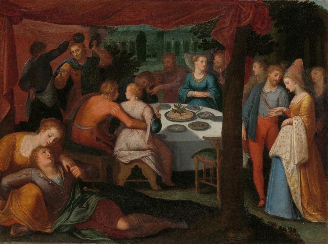 Otto van Veen - A Nocturnal Banquet