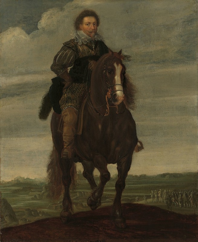 Pauwels van Hillegaert - Prince Frederik Hendrik on Horseback