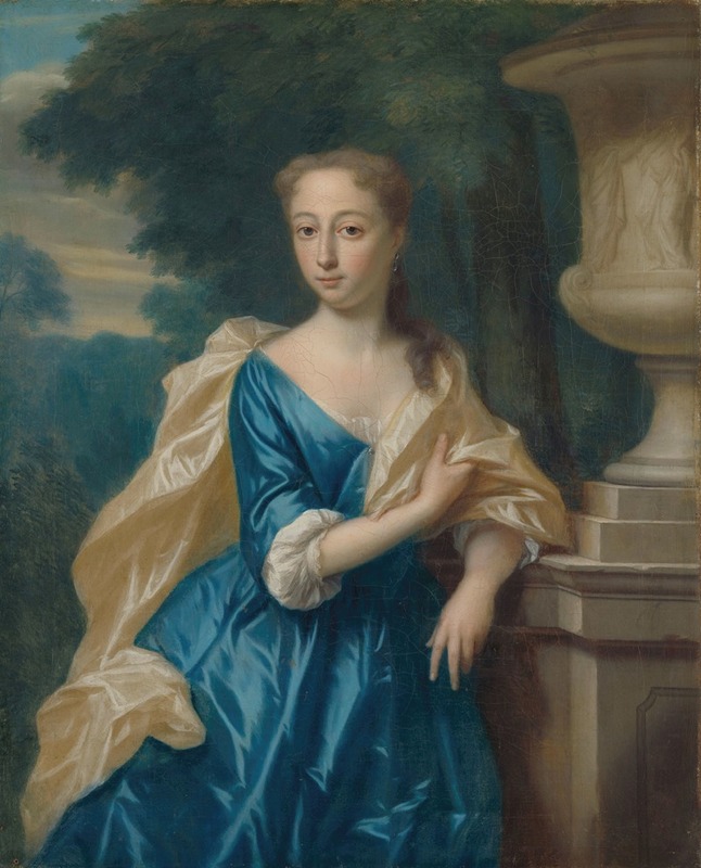 Philip van Dijk - Justina Johanna Ramskrammer (1702-98), Wife of Isaac Parker