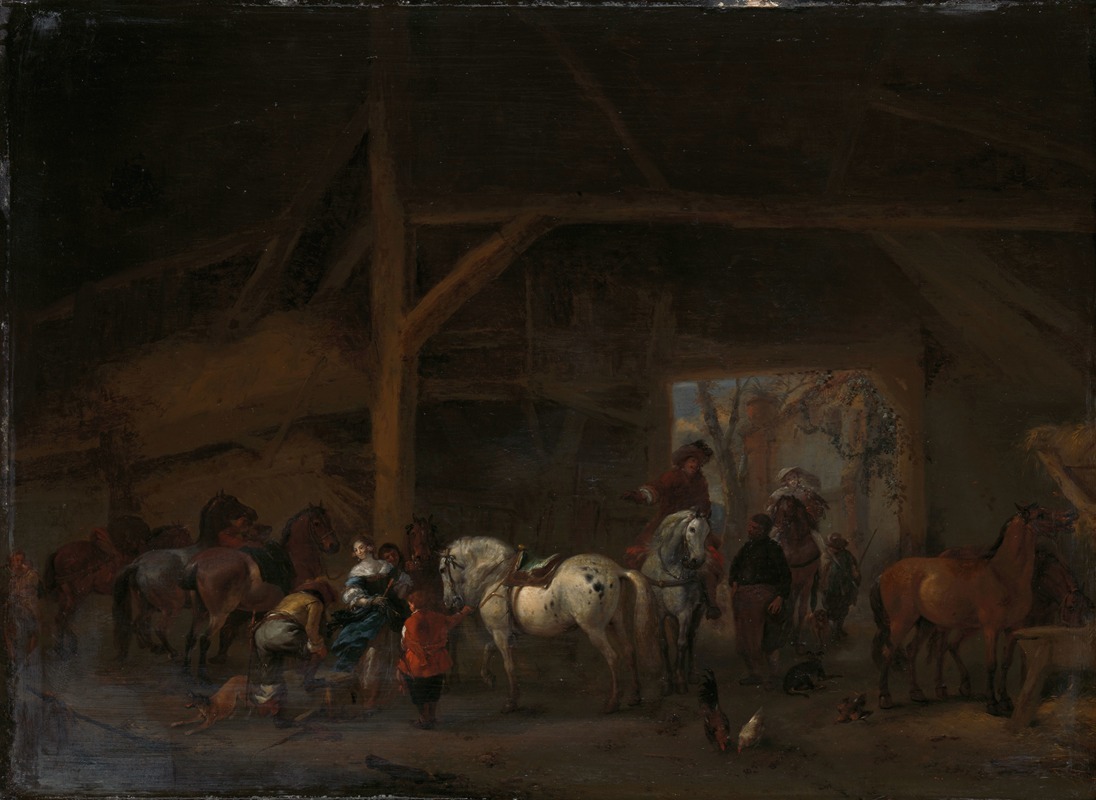 Philips Wouwerman - A Stable