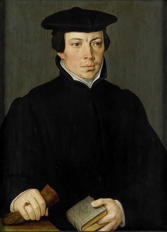 Pieter Pourbus - Portrait of a Young Minister