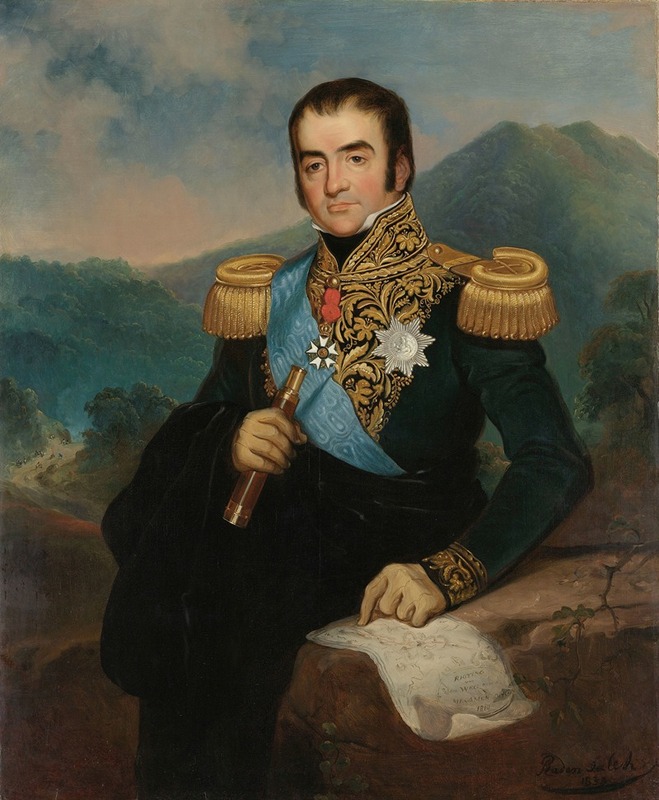 Raden Saleh - Posthumous Portrait of Herman Willem Daendels, Governor-General of the Dutch East Indies