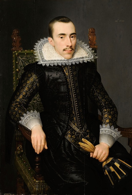 Salomon Mesdach - Portrait of a Man, possibly Walterus Fourmenois (1596-1653)