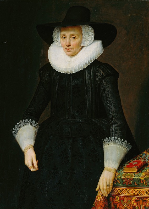 Salomon Mesdach - Portrait of Margarita Courten (1564-1640)
