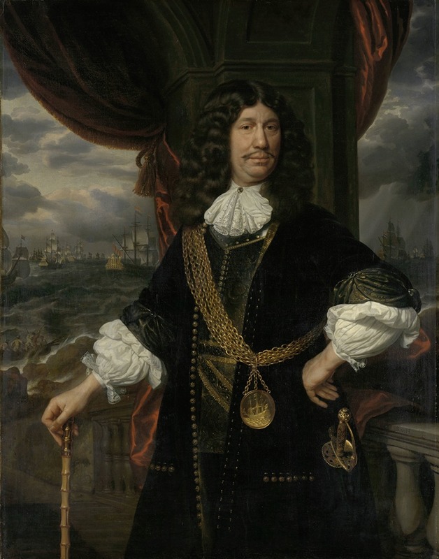 Samuel van Hoogstraten - Portrait of Mattheus van den Broucke (1620-1685). Councillor of the Indies