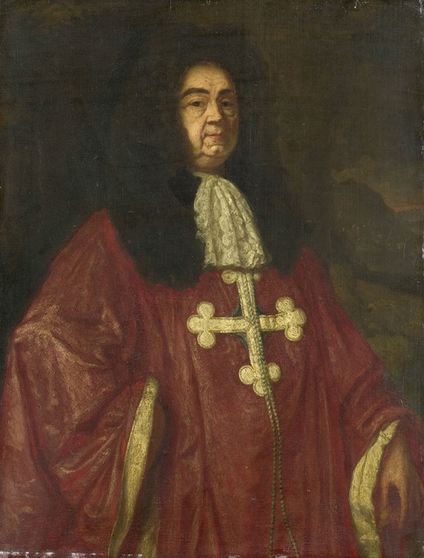 Simon Ruys - Portrait of Johannes Camprich van Cronefelt, Knight of the Order of St. Maurice and St. Lazarus, Imperial German Ambassador to The Hague