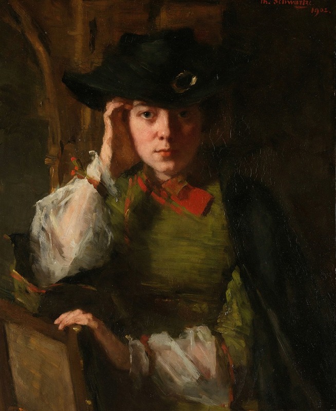 Thérèse Schwartze - Portrait of Lizzy Ansingh