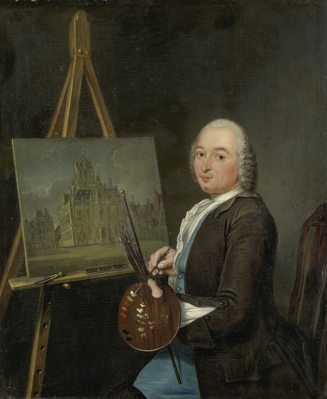Tibout Regters - Portrait of Jan ten Compe, Painter and Art Dealer in Amsterdam