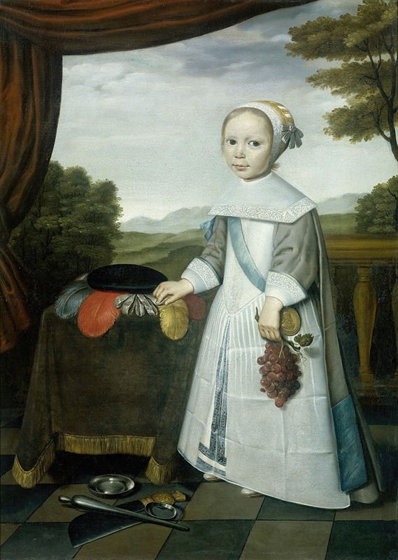 Willem Jansz. Ploy - Portrait of Johannes van Rees (1662-1690), Half Brother of Elisabeth van Oosten, as a Child