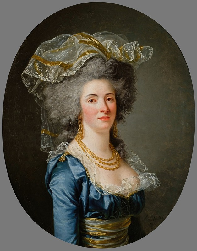Adélaïde Labille-Guiard - Portrait présumé de Philiberte-Orléans Perrin de Cypierre, comtesse de Maussion