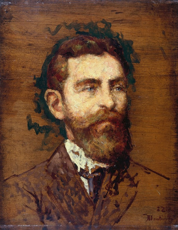 Adolphe Monticelli - Portrait de François Ziem