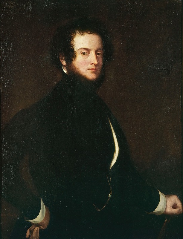 Alfred d'Orsay - Autoportrait du comte Alfred d’Orsay (1801-1852).