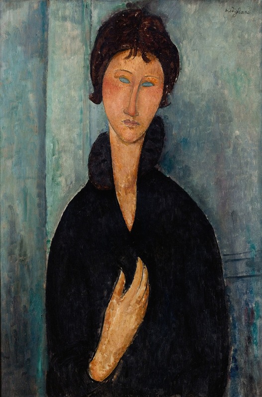 Amedeo Modigliani - Femme aux yeux bleus