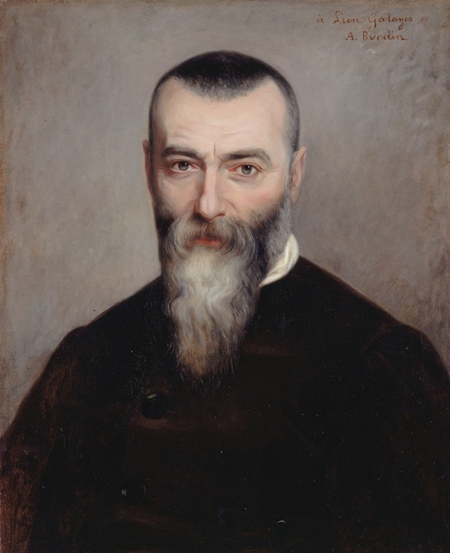 Amélie Burdin - Portrait d’Alphonse Karr (1808-1890), journaliste et écrivain