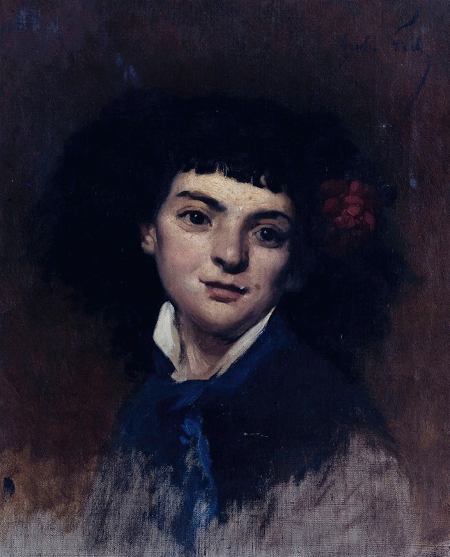 André Gill - Portrait de femme
