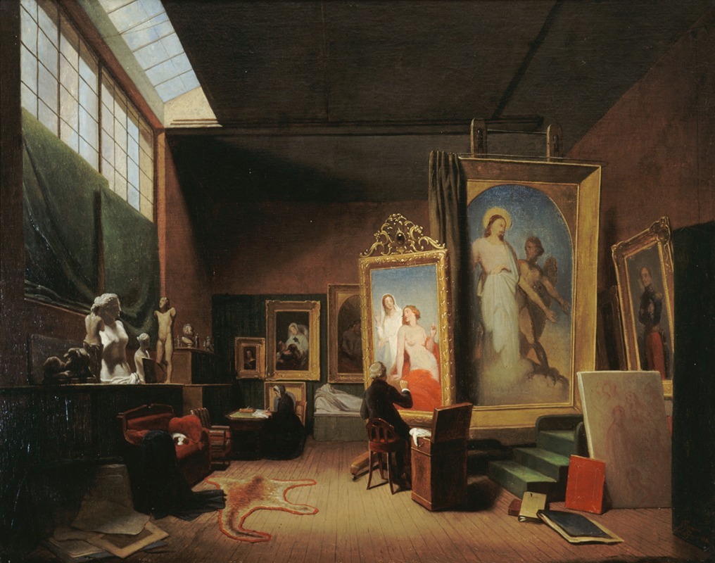 Arie Johannes Lamme - Atelier d’Ary Scheffer, rue Chaptal