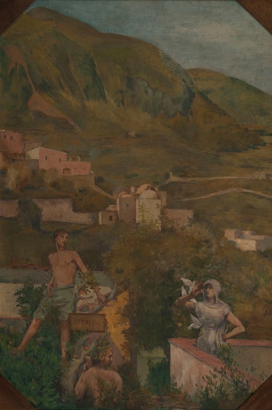 Ary Cornelis Renan - Ischia, scène antique