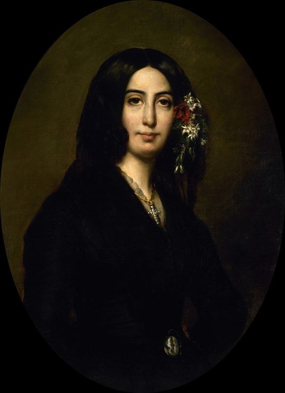 Auguste Charpentier - Portrait de George Sand