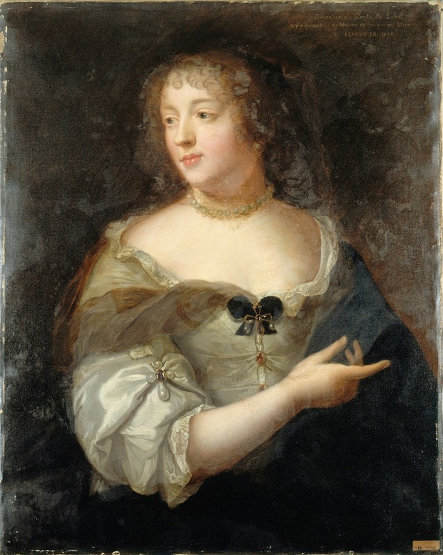 Basile Lemeunier - Portrait de Marie de Rabutin-Chantal, marquise de Sévigné (1626-1696), d’après le portrait de Claude Lefébvre