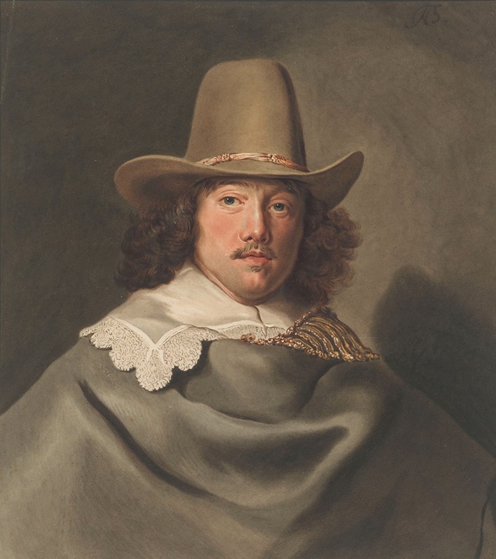 Christiaan Kramm - Portret van Abraham Velters (1603-1690), after Jacob Adriaensz. Backer