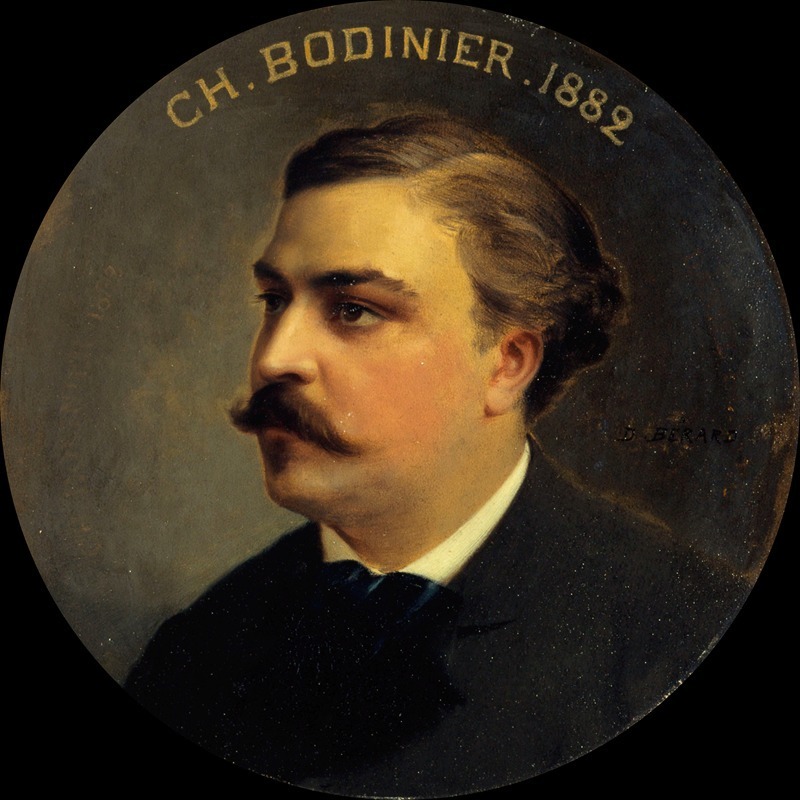 Daniel Bérard - Portrait de Charles Bodinier (1844-1911), caissier de la Comédie-Française.