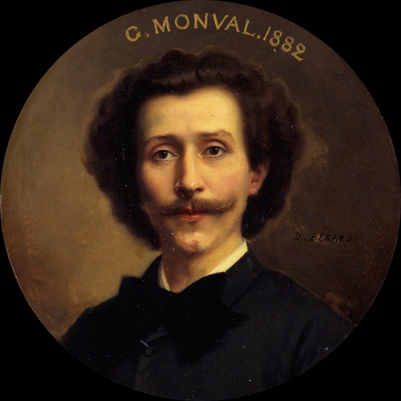 Daniel Bérard - Portrait de Georges Monval (1845-1910), archiviste-bibliothécaire de la Comédie-Française.