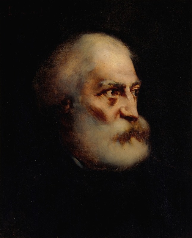 Édouard Chantalat - Portrait de Félix Pyat (1810-1889), journaliste et homme politique