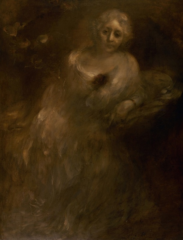 Eugène Carriere - Portrait de Madame Aline Ménard-Dorian