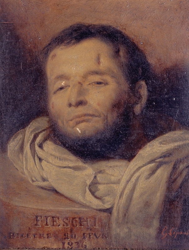 François-Gabriel-Guillaume Lépaulle - Tête de Giuseppe Fieschi (1790-1836), après son exécution