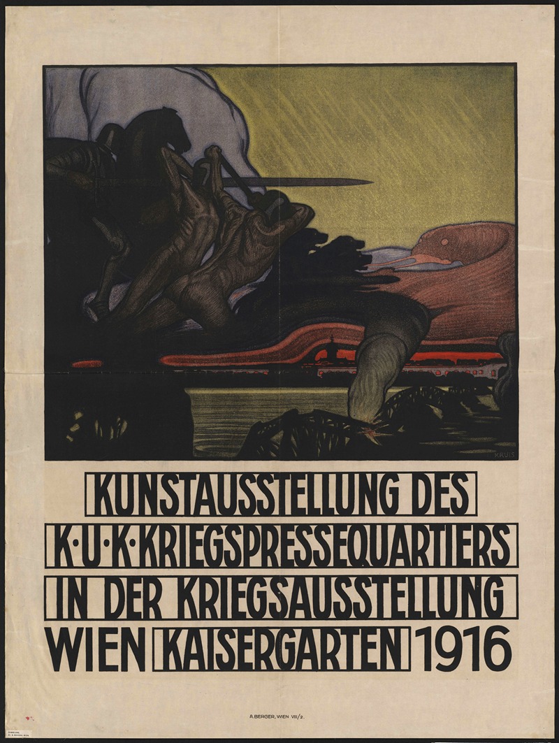 Ferdinand Kruis - Kunstausstellung des k. u. k. Kriegspressequartiers 1916