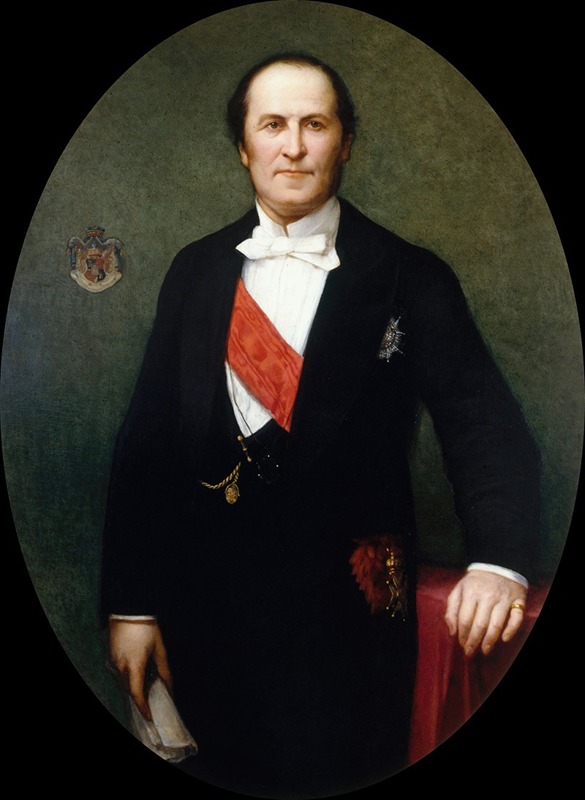 Henri Lehmann - Portrait du baron Haussmann (1809-1891), préfet de la Seine (1853-1870)