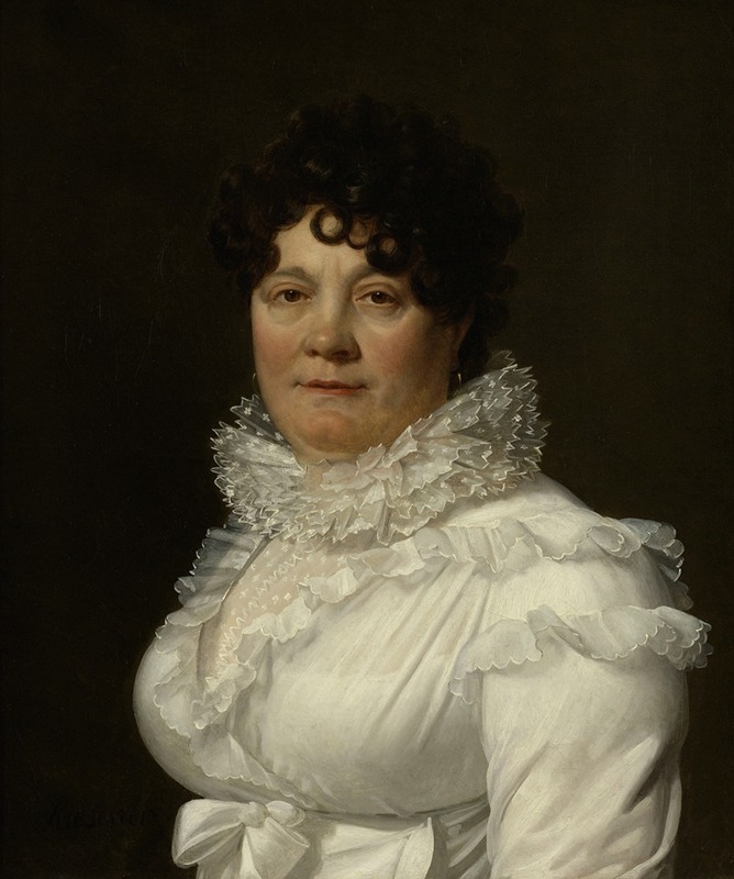 Henri-François Riesener - Portrait de Louise-Rosalie Dugazon, née Lefèvre (1755-1821), chanteuse.