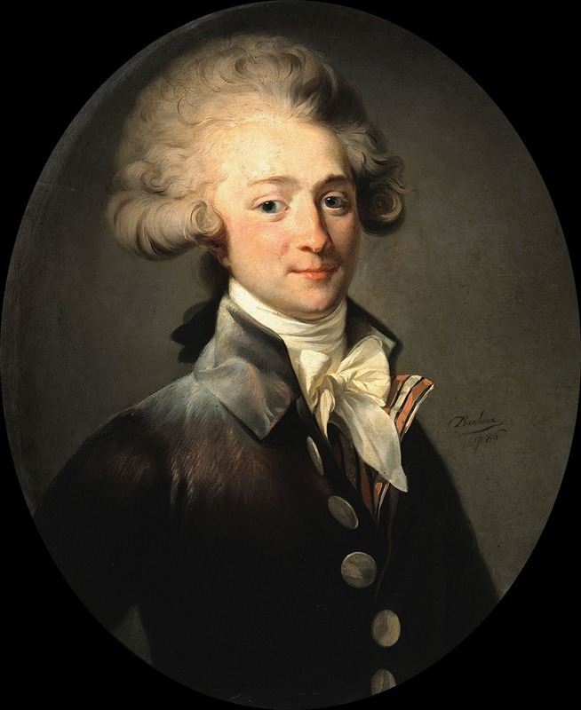 Henri-Pierre Danloux - Portrait de Pierre-François-Jean Du Cluzel, marquis de Montpipeau