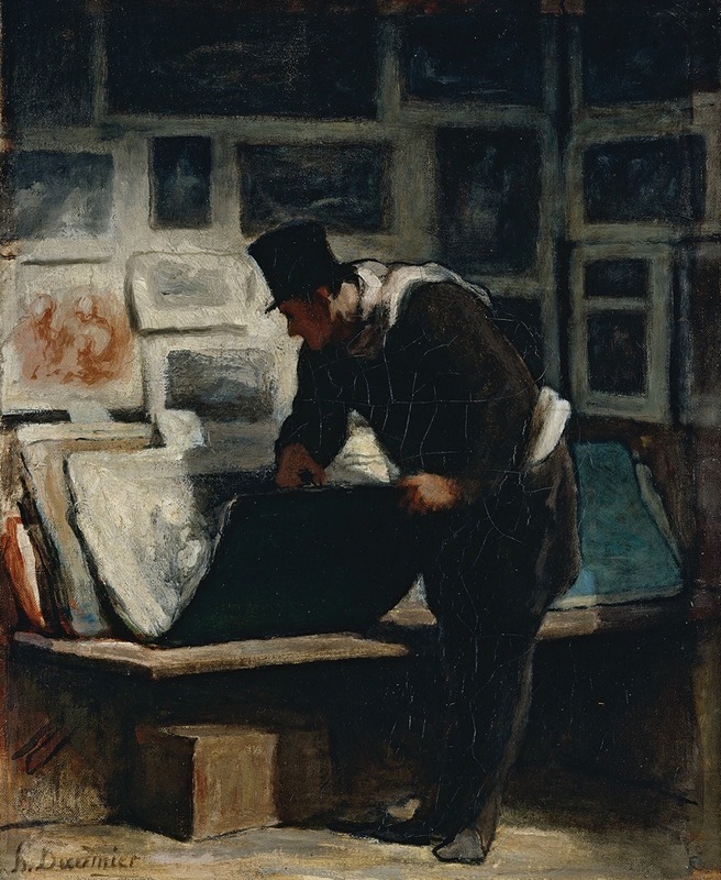 Honoré Daumier - L’amateur d’estampes