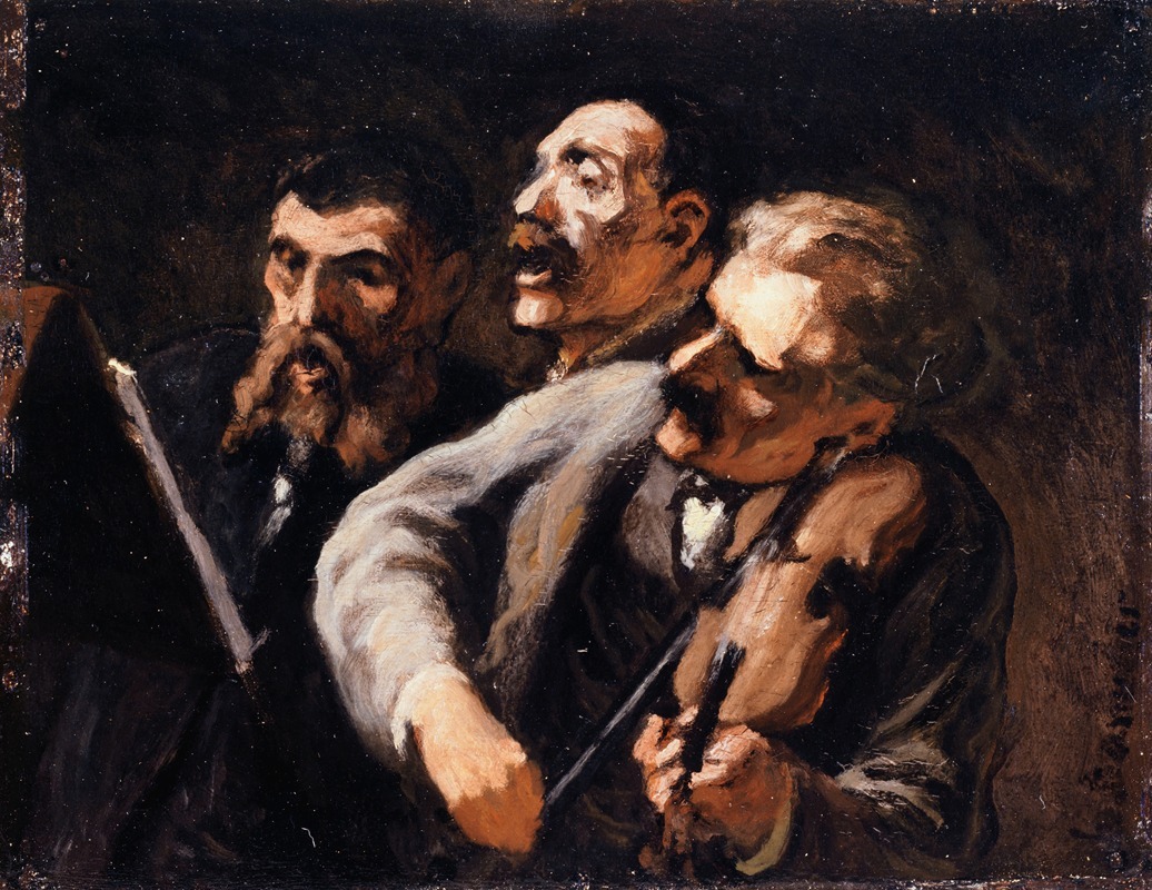 Honoré Daumier - Trio d’amateurs