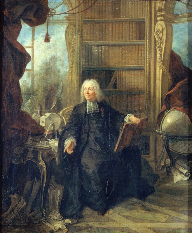 Jacques de Lajoüe - Portrait présumé de l’abbé Jean-Antoine Nollet (1700-1770)