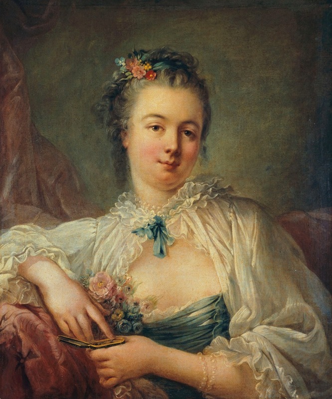 Jean-Baptiste Deshays - Portrait présumé de Jeanne-Elisabeth-Victoire Deshays, épouse de l’artiste