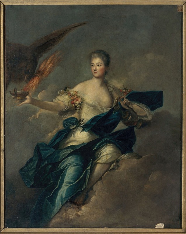 Jean-Marc Nattier - Portrait présumé de Mme de Mailly (1710-1751), en Hébé.