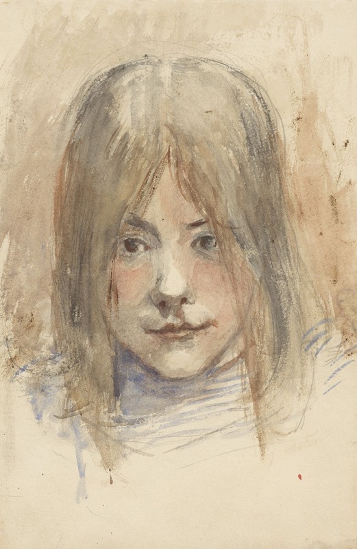 Jozef Israëls - Portret van een meisje