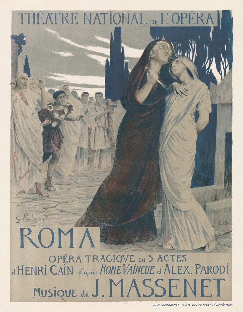 Georges Antoine Rochegrosse - Jules Massenet – Roma