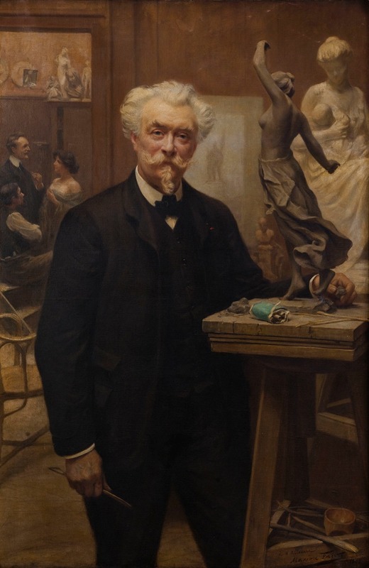 Léon Eugène Maxime Faivre - L’atelier du sculpteur Henri Allouard