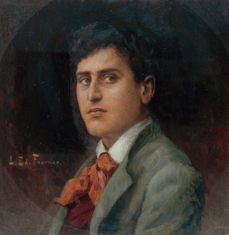 Louis Édouard Fournier - Portrait de René Alexandre (1885-1946), sociétaire de la Comédie-Française, dans le rôle de Tascheron de ‘La Brebis perdue’