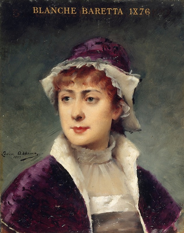 Louise Abbéma - Portrait de Blanche Baretta (1855-1939), sociétaire de la Comédie-Française