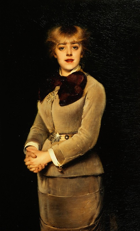 Louise Abbéma - Portrait de Jeanne Samary (1857-1890), sociétaire de la Comédie-Française