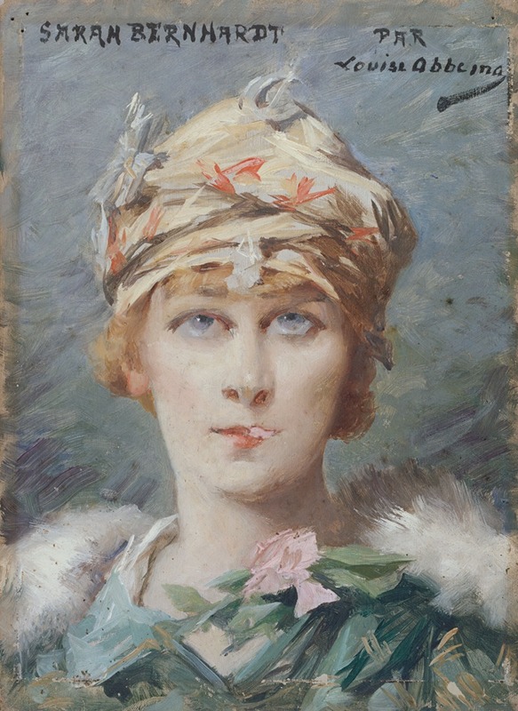 Louise Abbéma - Portrait de Sarah Bernhardt (1844-1923), dans le rôle d’Adrienne Lecouvreur