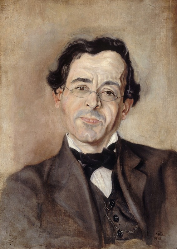 M. Th. Catti - Portrait de Paul Léautaud (1872-1956), écrivain et chroniqueur