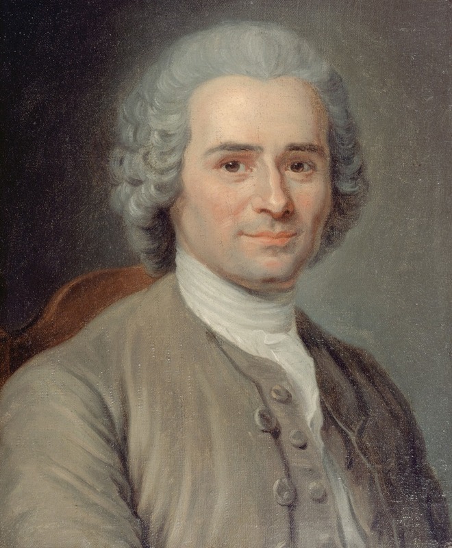Maurice-Quentin de La Tour - Portrait de Jean-Jacques Rousseau (1712-1778), écrivain et philosophe