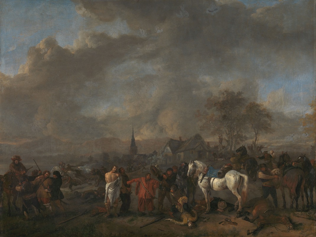 Philips Wouwerman - The Victory of the Peasants