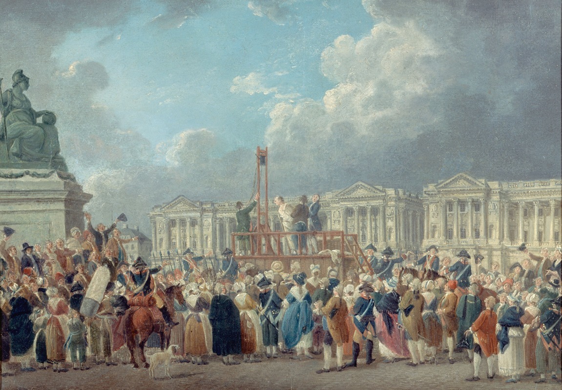 Pierre-Antoine Demachy - Une exécution capitale, place de la Révolution